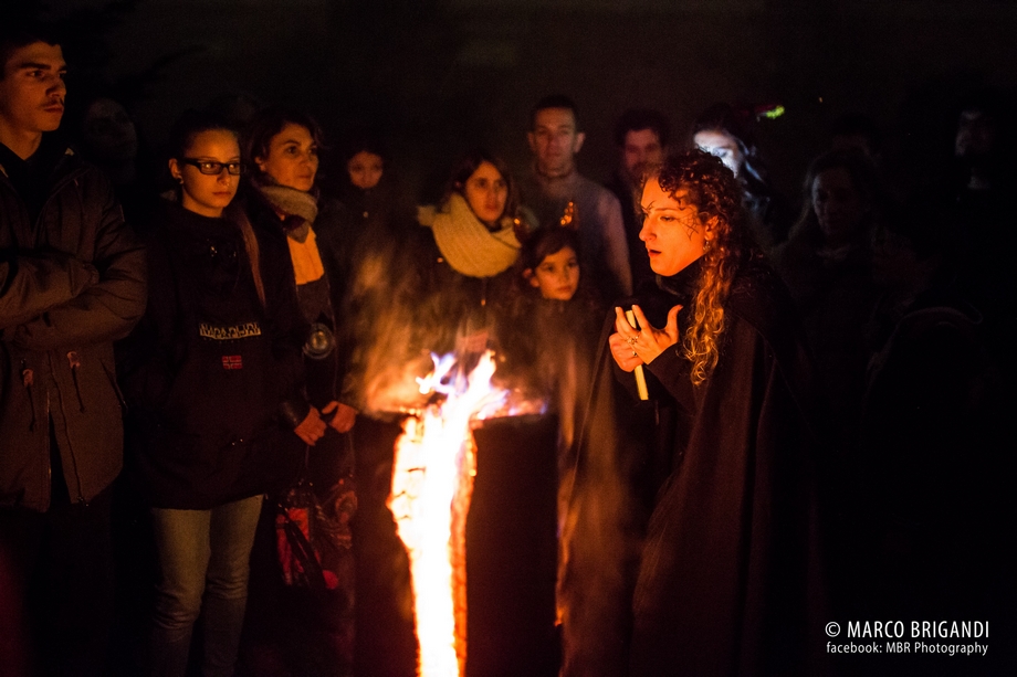 Nei panni di storyteller durante un Capodanno Celtico a Busto Arsizio (Va)
